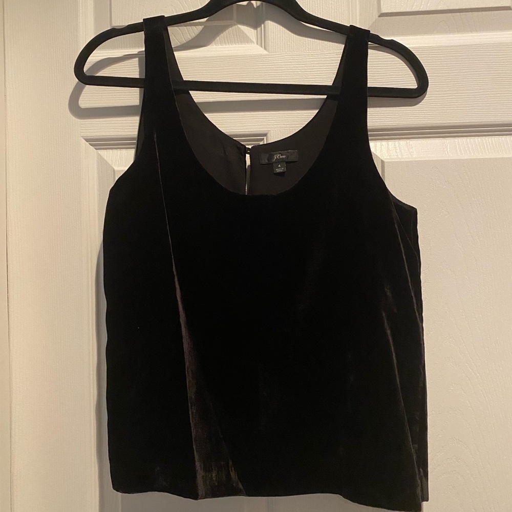 J. Crew Velvet Tank Top